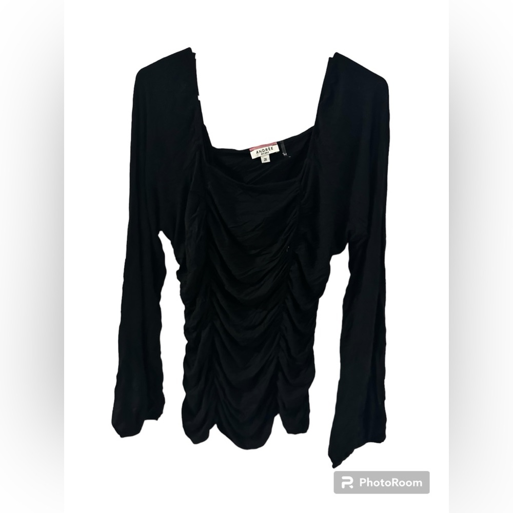 NWOT Andrew by Unit Cinched Front top